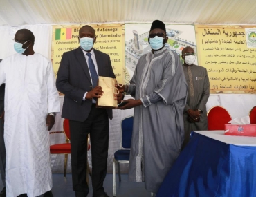 Pose première pierre de l'Université Africaine Moderne de Diamniadio